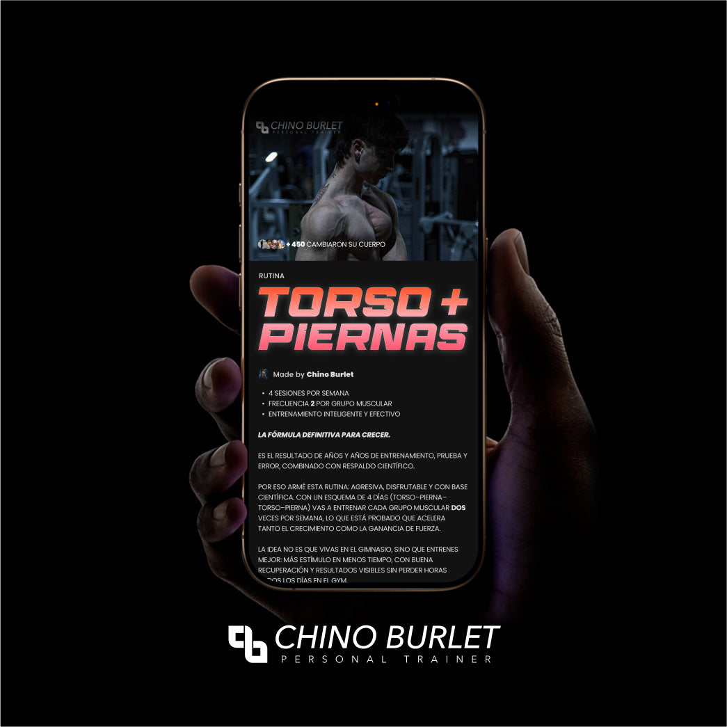 Plan de Entrenamiento - 4 días