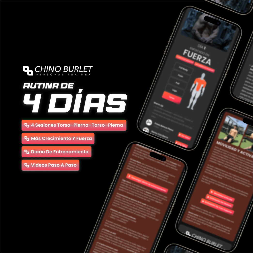 Plan de Entrenamiento - 4 días